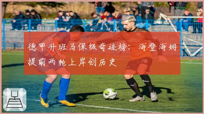 德甲升班马保级奇迹榜:海登海姆提前两轮上岸创历史